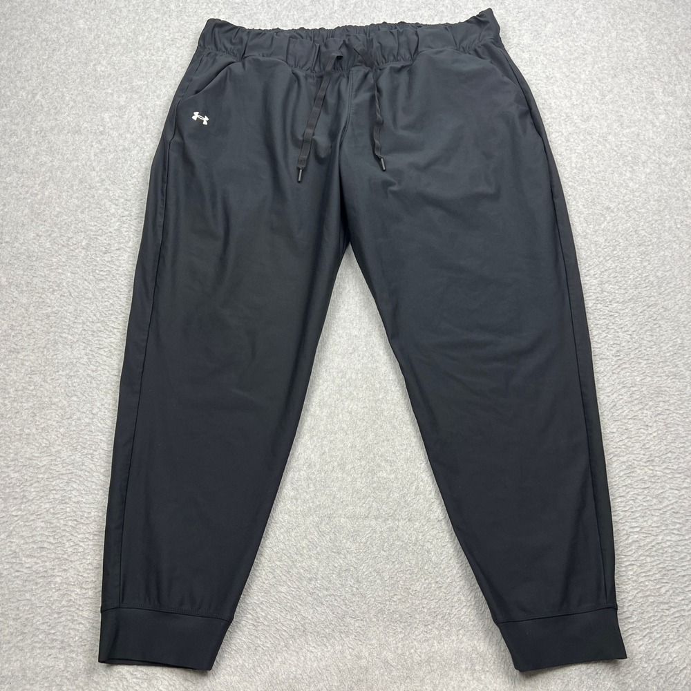 Under Armour Vanish Jogger Women 1X Black Lightweight Performance Active 1371470